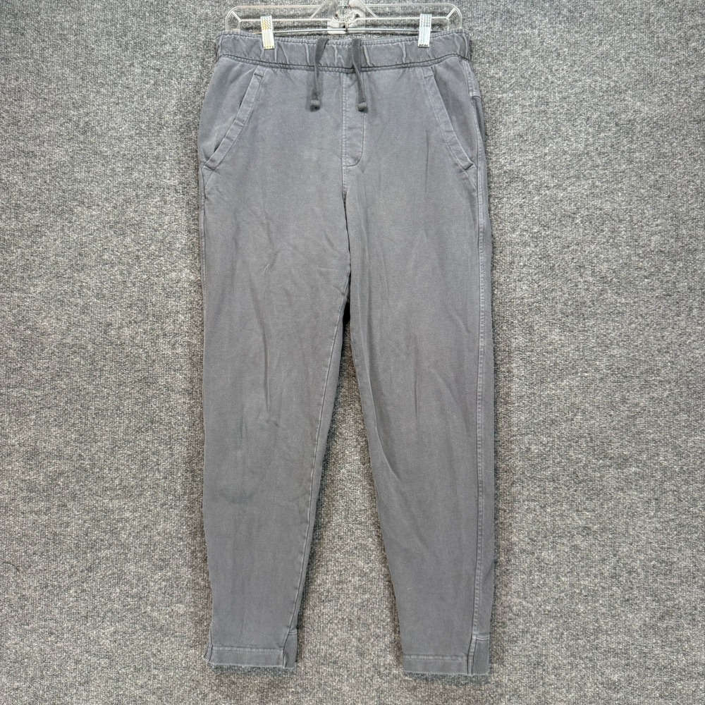 VRST‎ Pants Men Small Gray French Terry Tapered Jogger Drawstring Stretch Waist